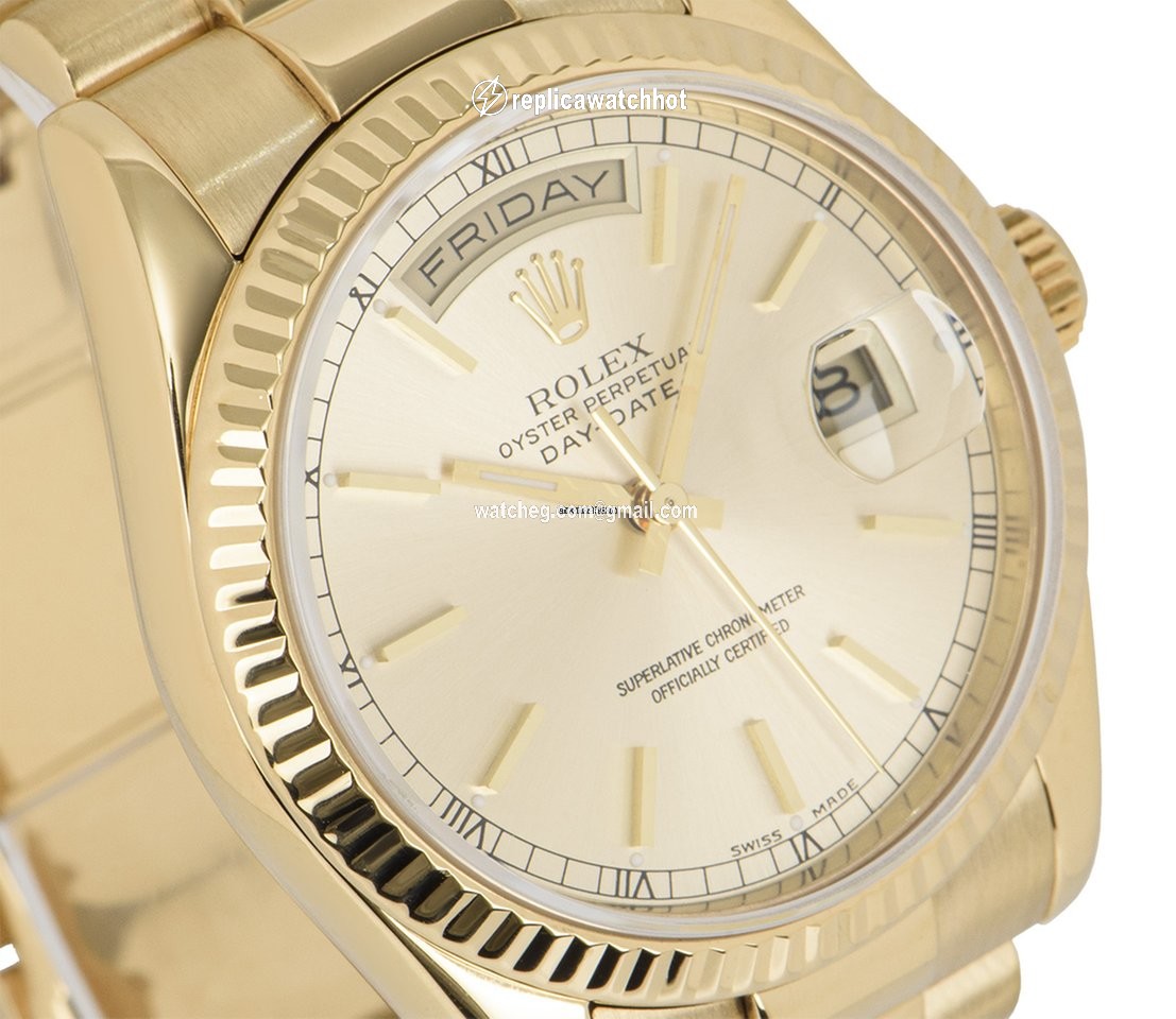 Rolex Day-Date 36 Mens watch Unisex Yellow gold Automatic 118238 3