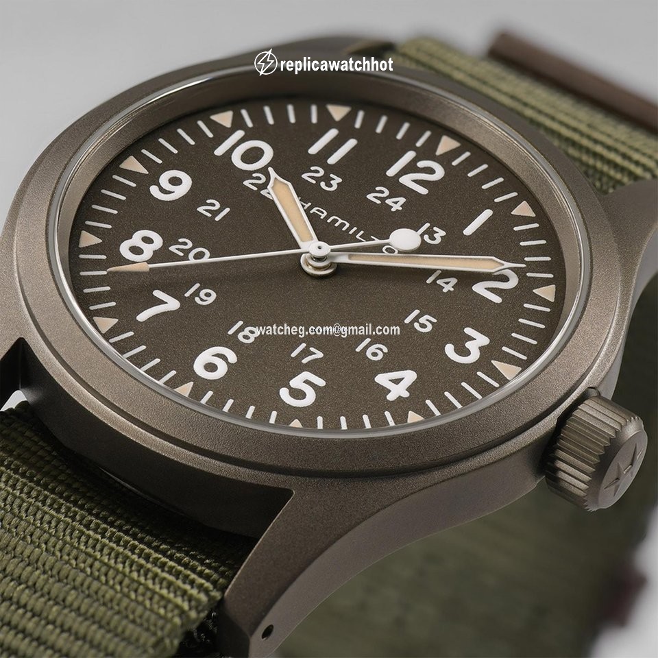 Hamilton Khaki Field Mens watch Unisex Manual winding Steel H69449961 3