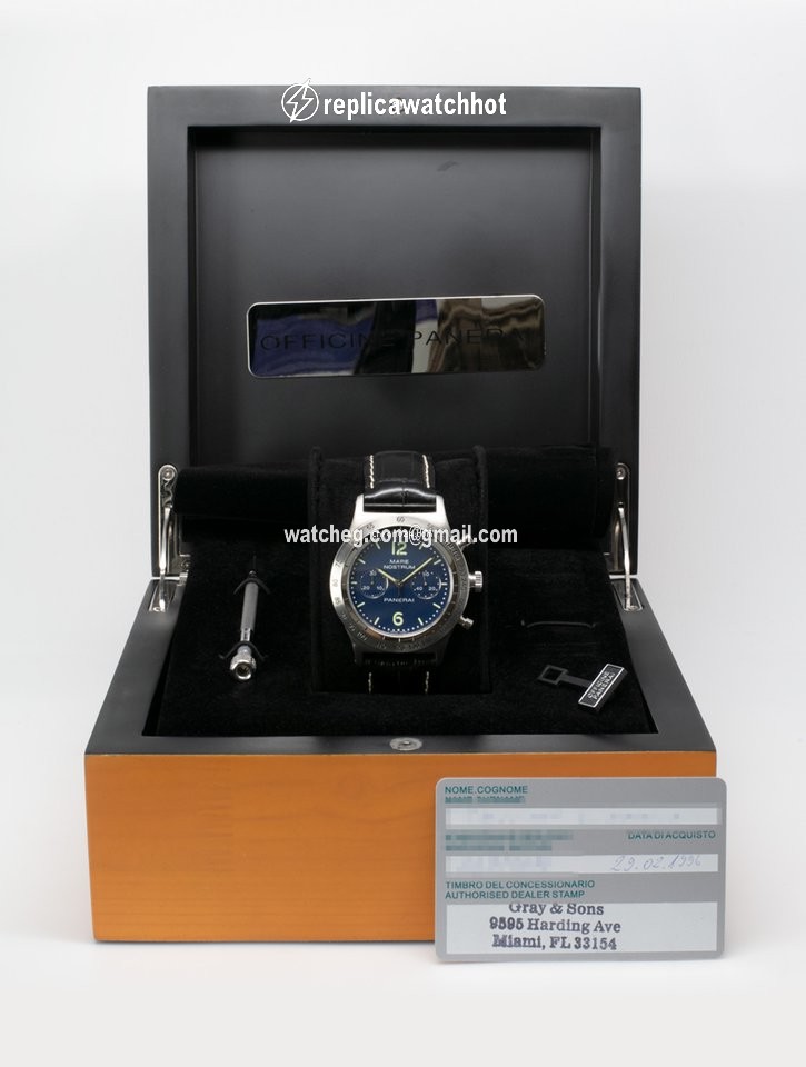 Panerai Mare Nostrum Mens watch Unisex Manual winding Steel PAM00006 3