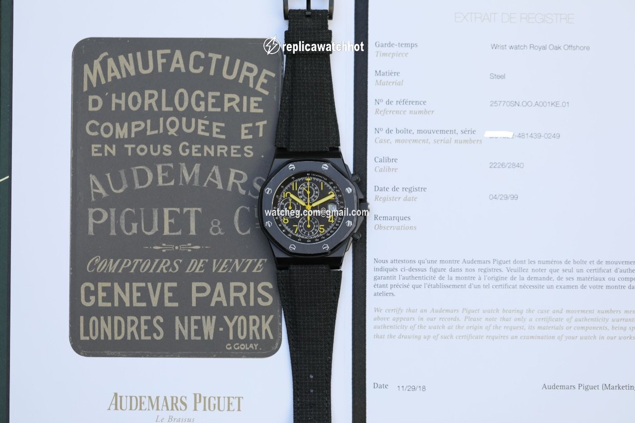 Audemars Piguet Royal Oak Offshore Chronograph Mens watch Unisex Automatic Steel 25770SN.OO.A001.KE.01 3