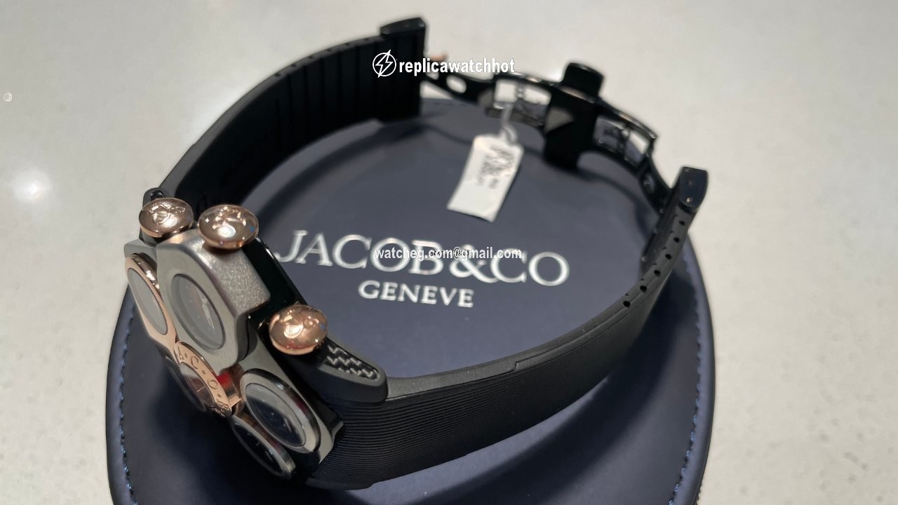 Jacob & Co. Five Time Zone Mens watch Unisex Quartz GR1-24 3