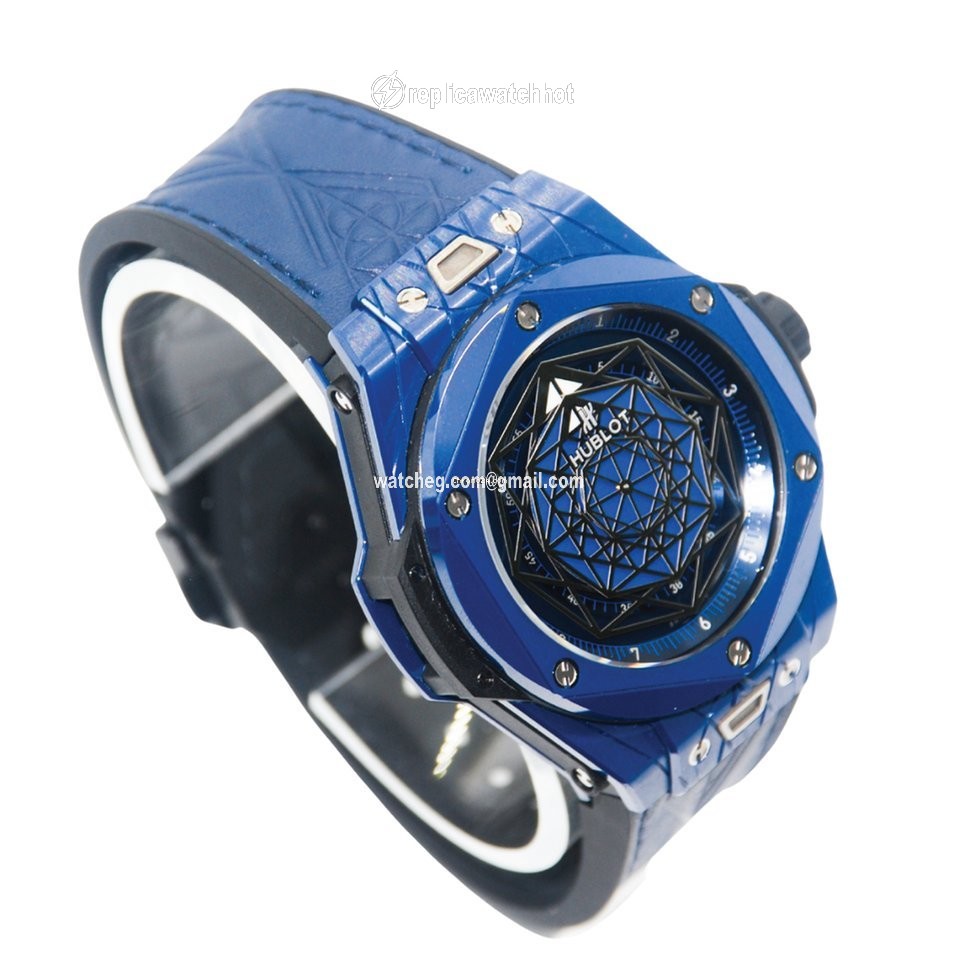 Hublot Big Bang Sang Bleu Mens watch Unisex Automatic Ceramic 415.EX.7179.VR.MXM19 3