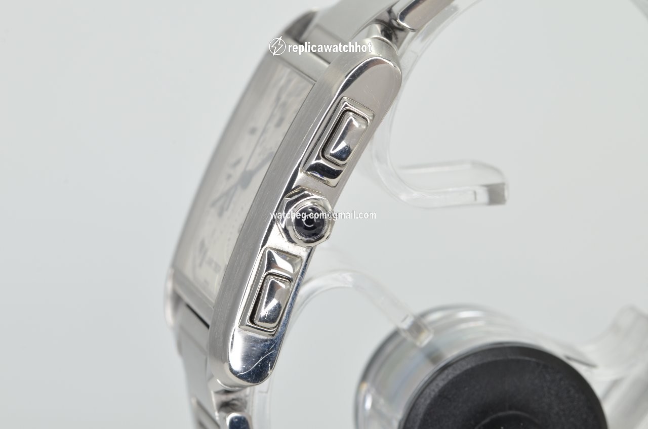 Cartier Tank Francaise Mens watch Unisex Quartz Steel 2303 3