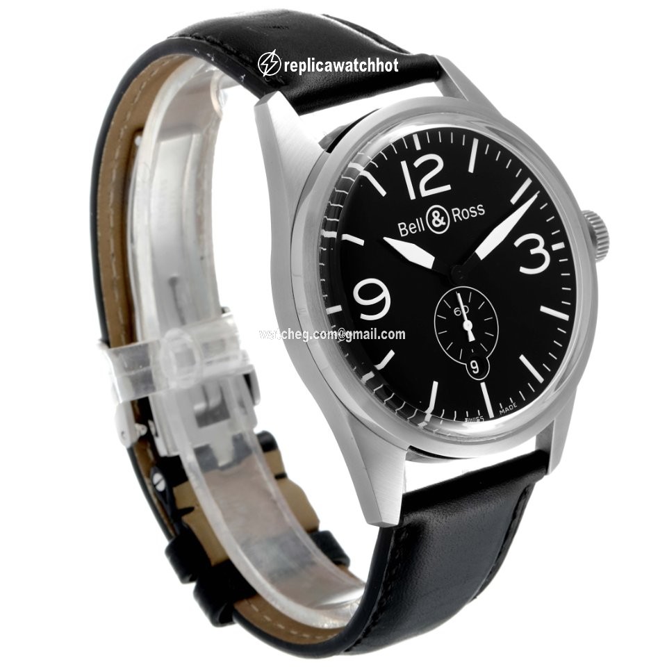 Bell & Ross Vintage Mens watch Unisex Automatic Steel BR123-95-SS 3