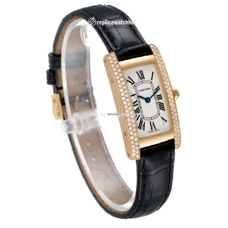 Cartier Tank Americaine Womens watch Quartz Yellow gold WB701251 3