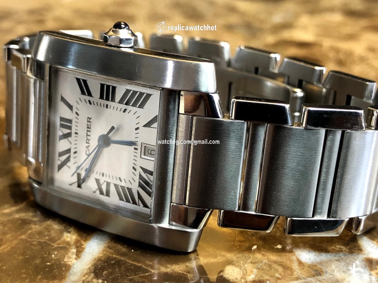 Cartier Tank Francaise Mens watch Unisex Automatic Steel W51002Q3 3