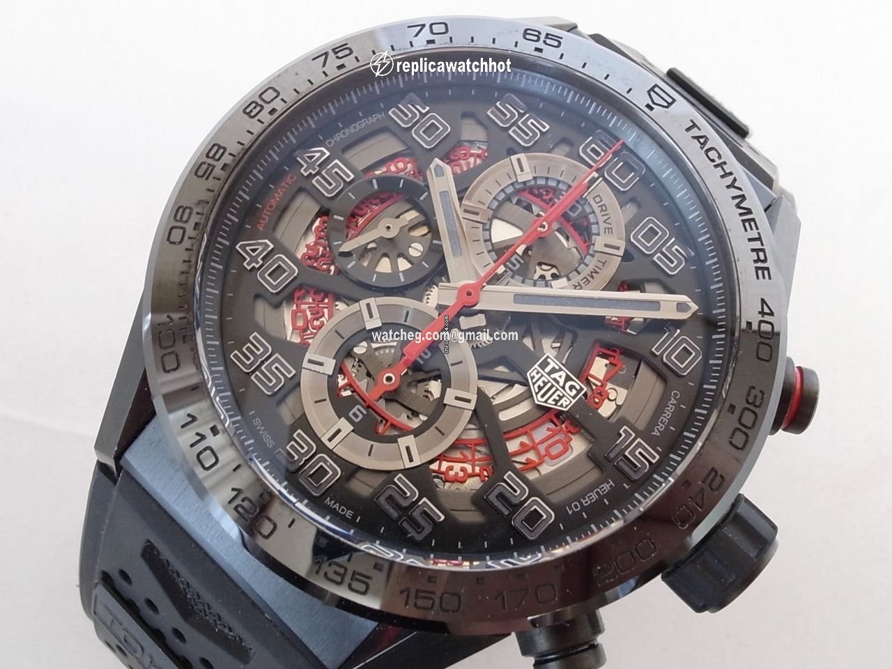 TAG Heuer Carrera Calibre HEUER 01 Mens watch Unisex Automatic Steel CAR201D 3