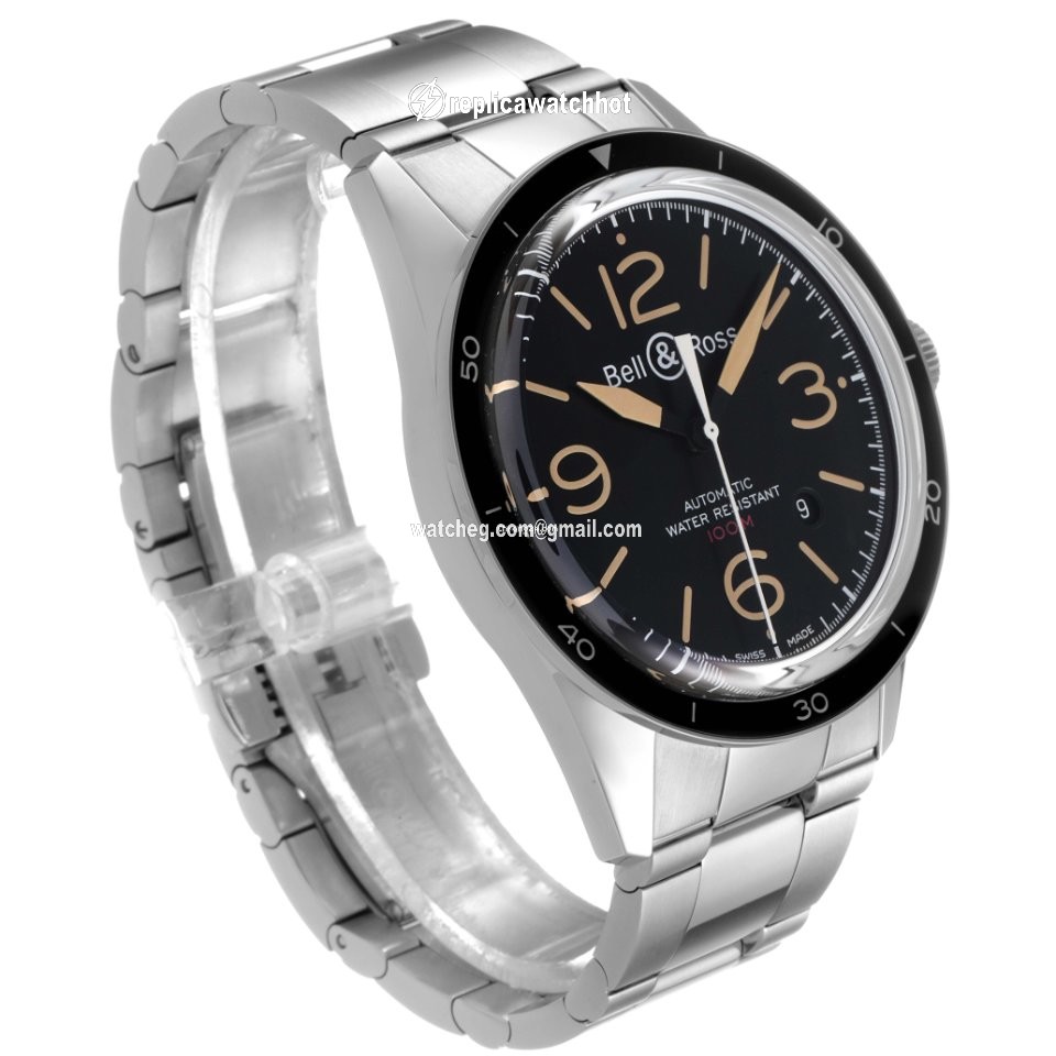 Bell & Ross BR V1 Mens watch Unisex Automatic Steel BRV123-ST-HER SST 3