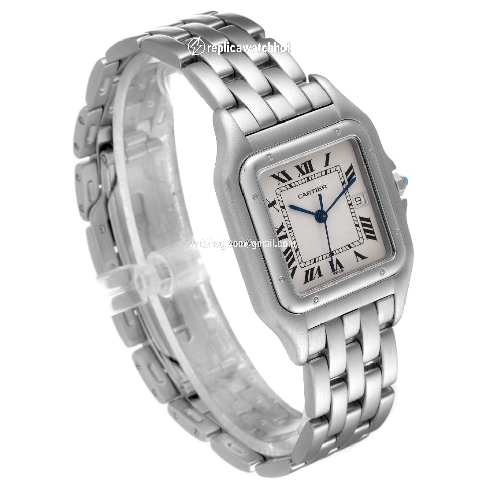 Cartier Panthere Mens watch Unisex Quartz Steel W25032P5 3