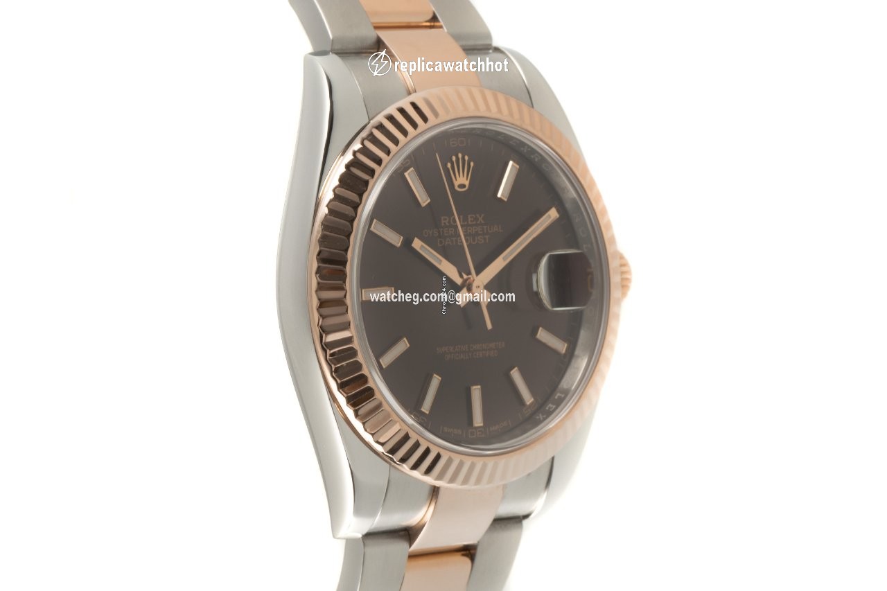 Rolex Datejust 41 Mens watch Unisex Gold Steel Automatic 126331 3