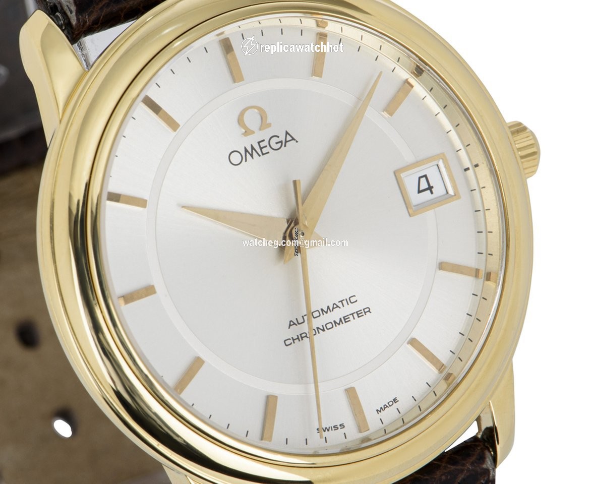 Omega De Ville Prestige Mens watch Unisex Automatic Yellow gold 168.1050 3