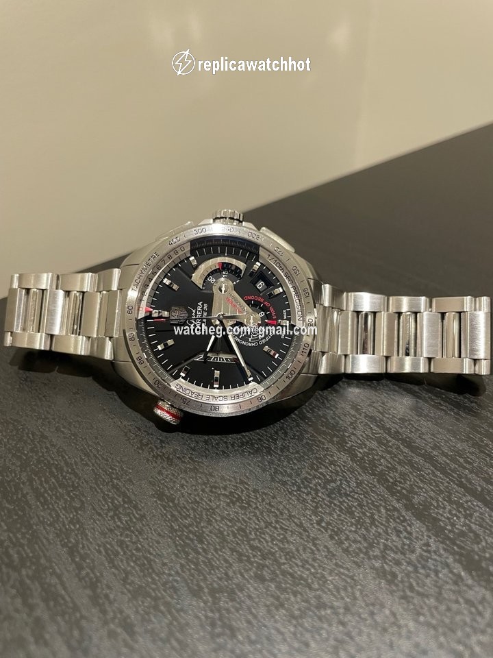 TAG Heuer Grand Carrera Mens watch Unisex Automatic Steel CAV5115 3
