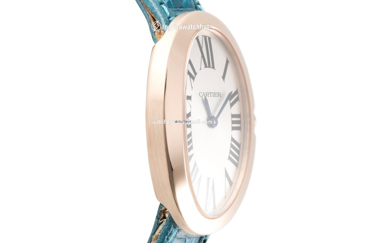 Cartier Baignoire Womens watch Quartz Red gold 3064 3