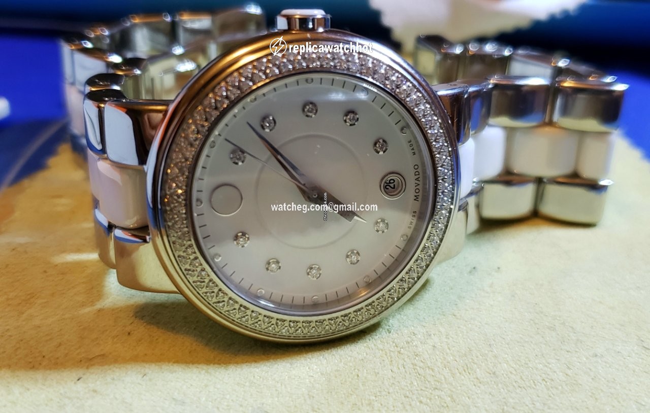 Movado Cerena Womens watch Quartz Steel 606625 3