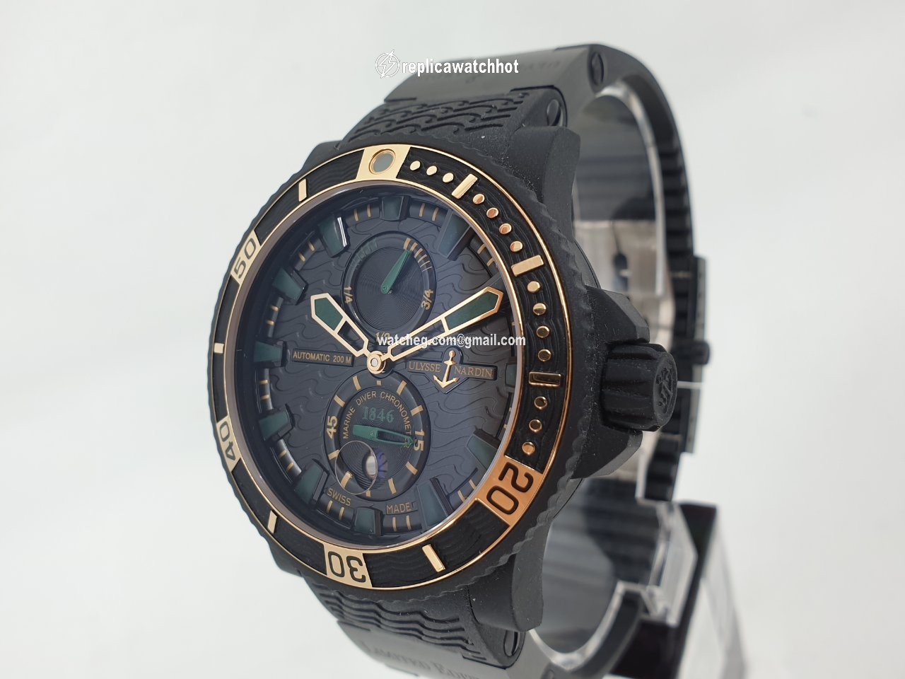 Ulysse Nardin Diver Black Sea Mens watch Unisex Automatic Steel 263-92LE-3C 928 3