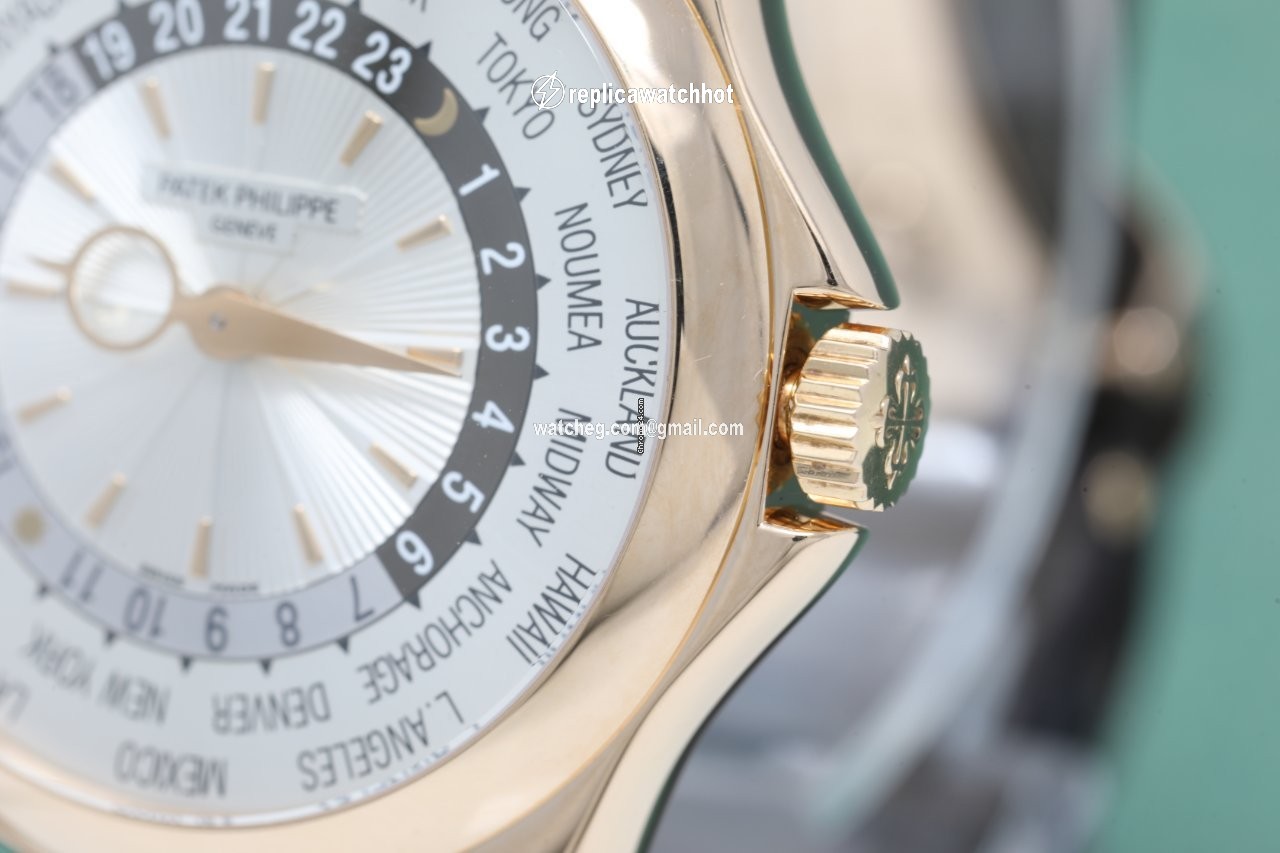 Patek Philippe World Time Mens watch Unisex Automatic Rose gold 5130 3