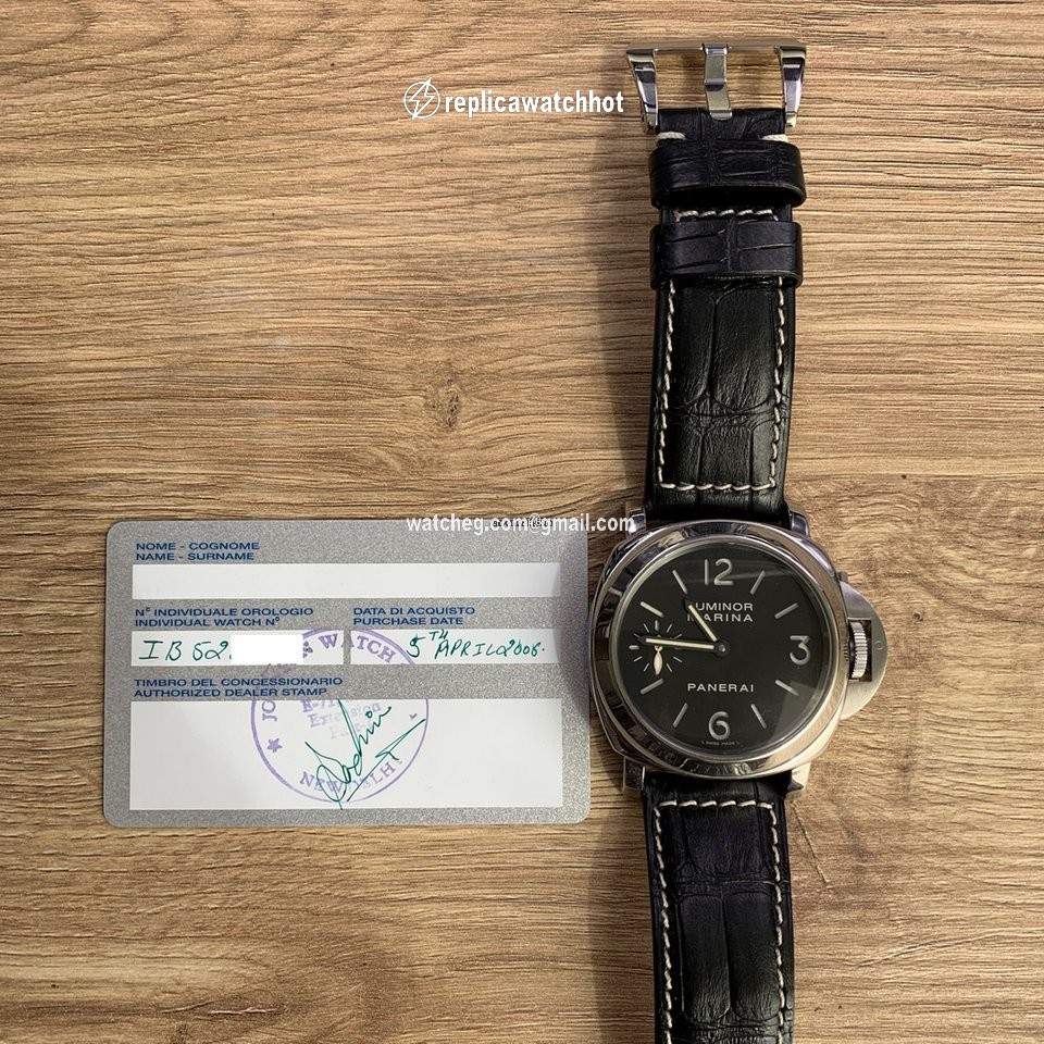 Panerai Luminor Marina Mens watch Unisex Manual winding Steel PAM 00111 3
