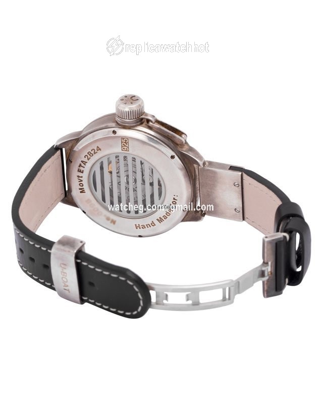 U-Boat Classico Mens watch Unisex Automatic Silver 4553 AB-AS-A925 3