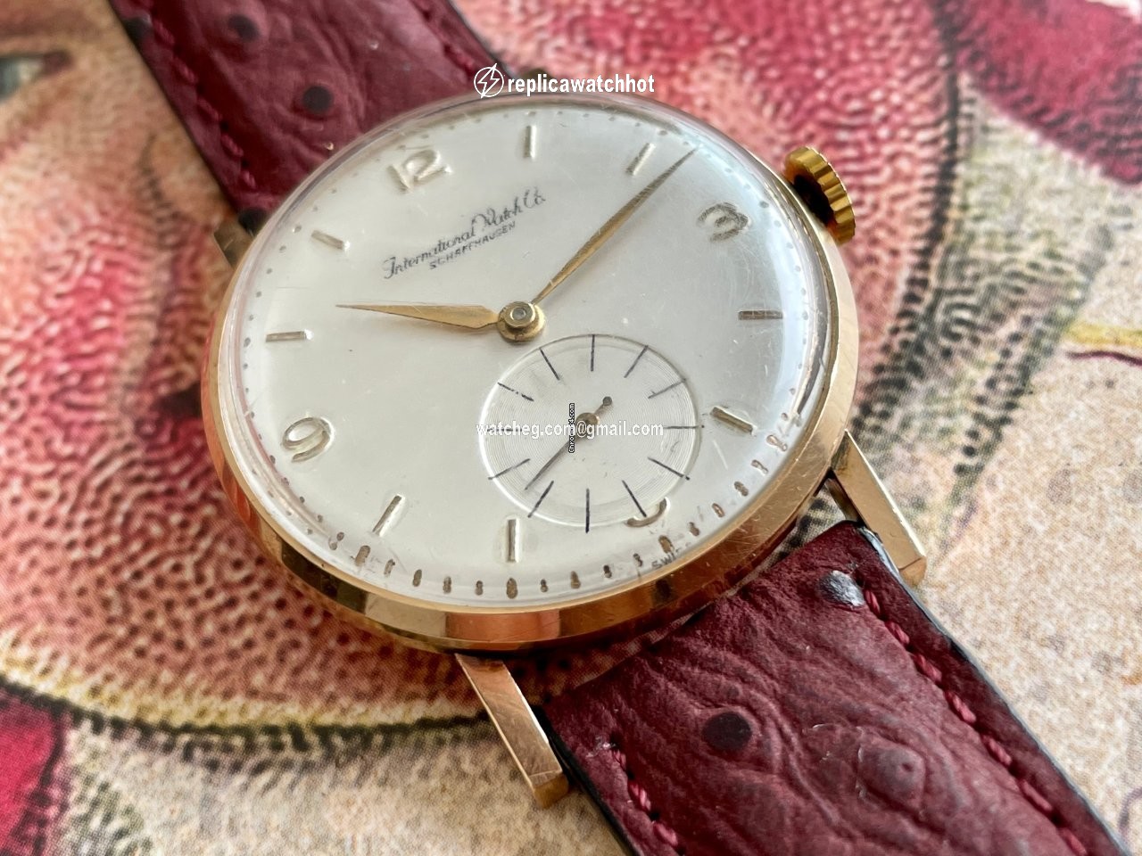 IWC Mens watch Unisex Manual winding Yellow gold 220012 3
