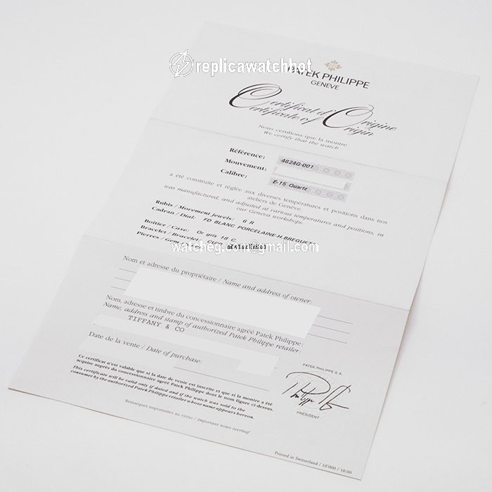 Patek Philippe Gondolo Quartz White gold 4824G-001 3