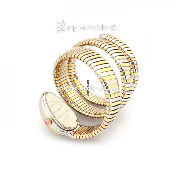 Bulgari Serpenti Quartz Gold Steel SP35C6SPG.2T 3