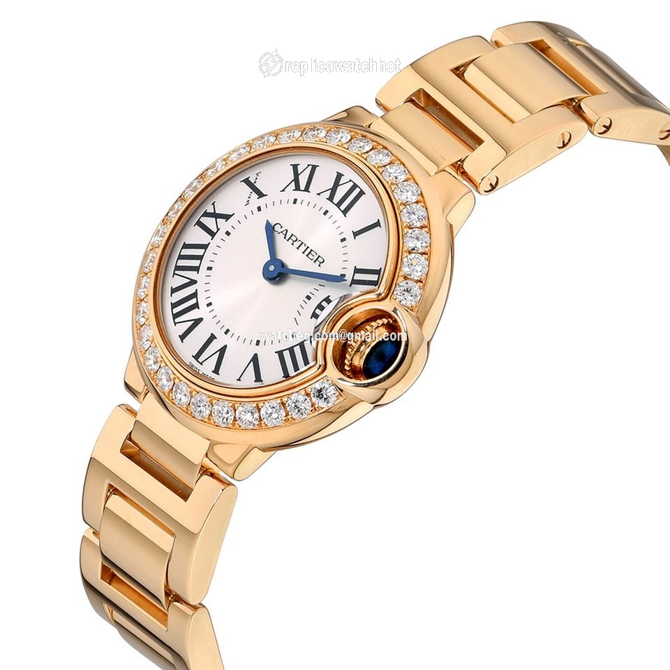 Cartier Ballon Bleu 28mm Womens watch Quartz Yellow gold WE900151 3