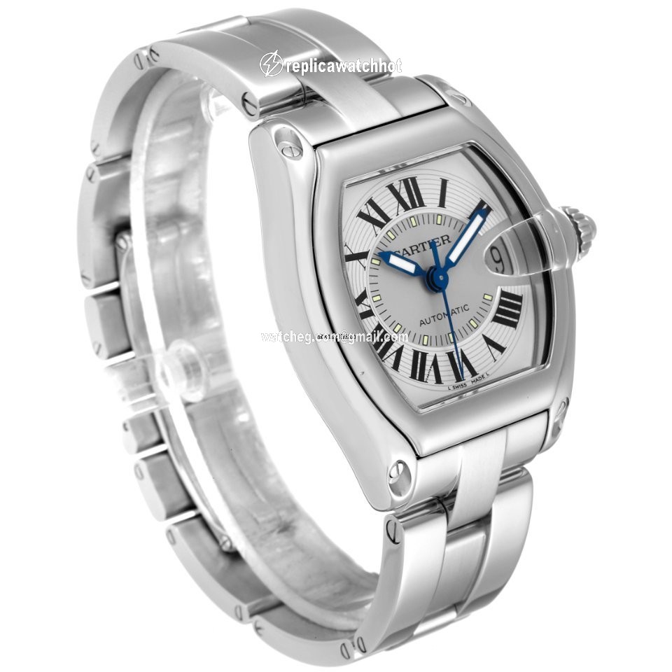 Cartier Roadster Mens watch Unisex Automatic Steel W62000V3 3