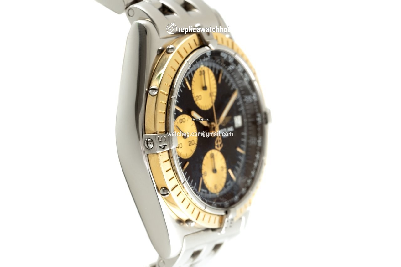 Breitling Chronomat Mens watch Unisex Automatic Gold Steel B13048 3
