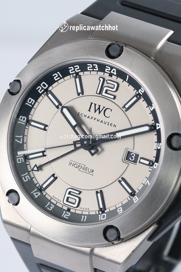 IWC Ingenieur Dual Time Mens watch Unisex Automatic Titanium IW3264-03 3