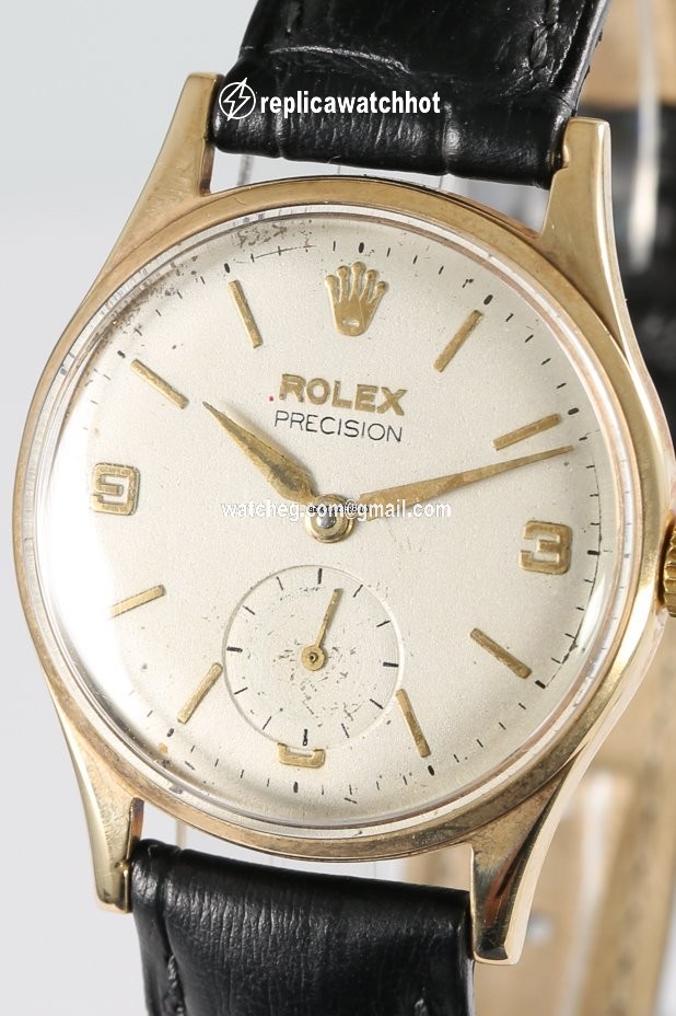 Rolex Oyster Precision Mens watch Unisex Yellow gold Manual winding 12868 3