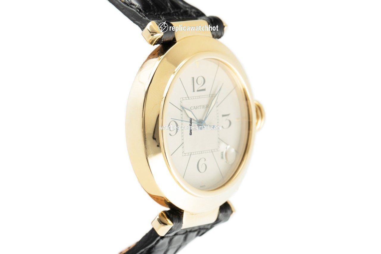 Cartier Pasha Mens watch Unisex Automatic Yellow gold 1990 3