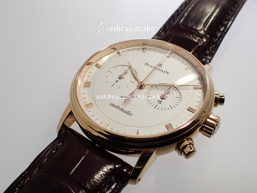 Blancpain Villeret Mens watch Unisex Automatic Rose gold 4082-3642-55B 3
