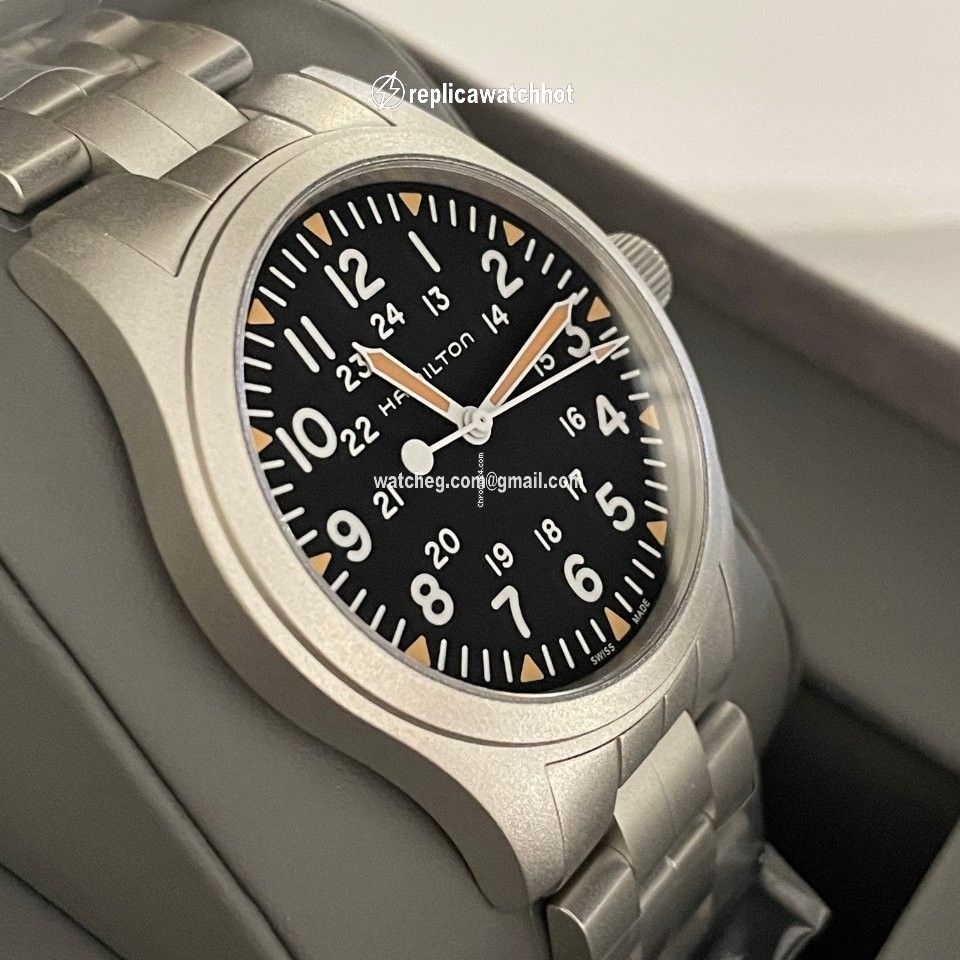 Hamilton Khaki Field Mens watch Unisex Manual winding Steel H69529133 3