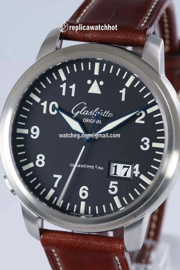 Glashtte Original Senator Navigator Panorama Date Mens watch Unisex Automatic Steel 100-03-07-05-04 3