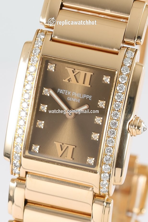 Patek Philippe Twenty~4 Womens watch Quartz Rose gold 4910 11R-010 3