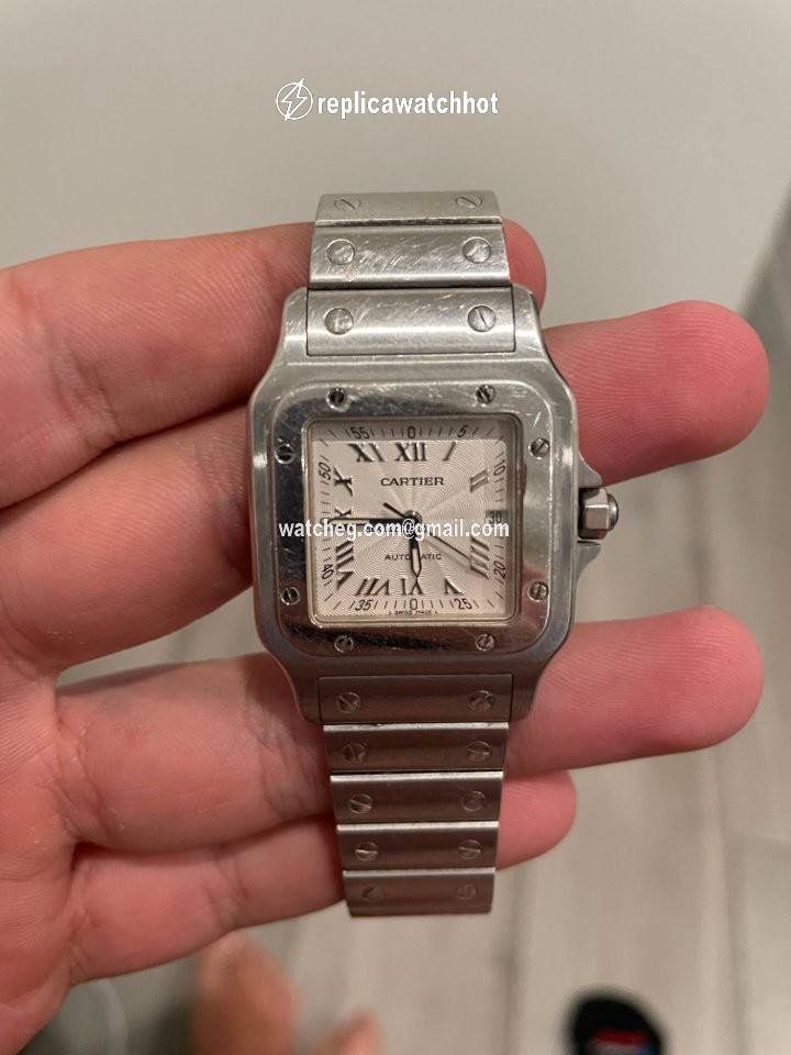 Cartier Santos Galbee Mens watch Unisex Automatic Steel W20055D6 3