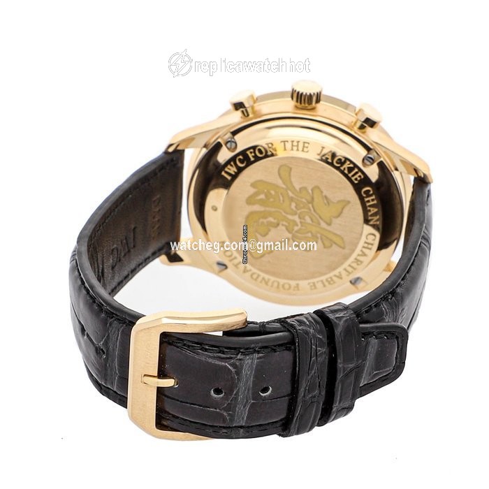 IWC Portuguese Chronograph Mens watch Unisex Automatic Rose gold IW3714-33 3