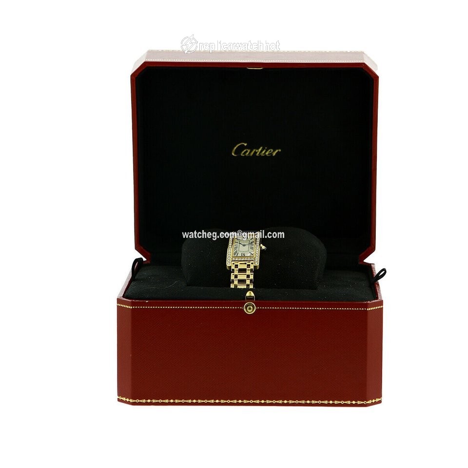 Cartier Tank Americaine Womens watch Yellow gold W42838178232 3