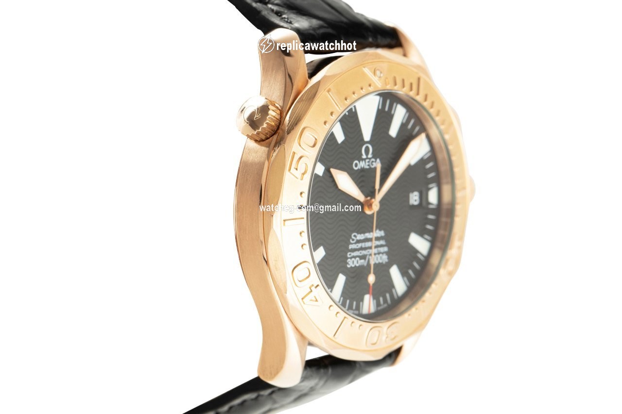 Omega Seamaster Mens watch Unisex Automatic Red gold 2636.50.91 3