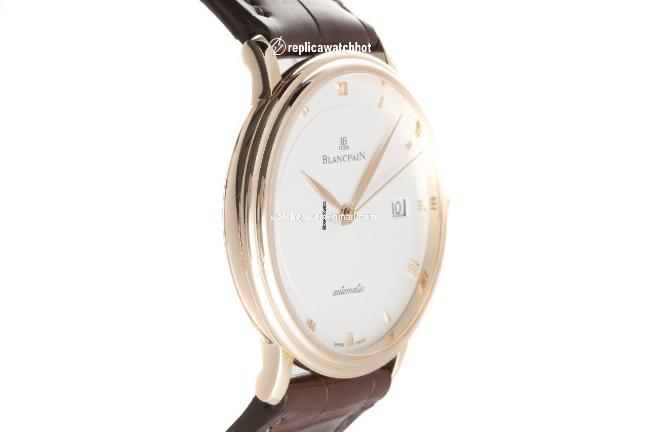 Blancpain Villeret Ultra-Slim Mens watch Unisex Automatic Red gold 6223-3642-55A 3