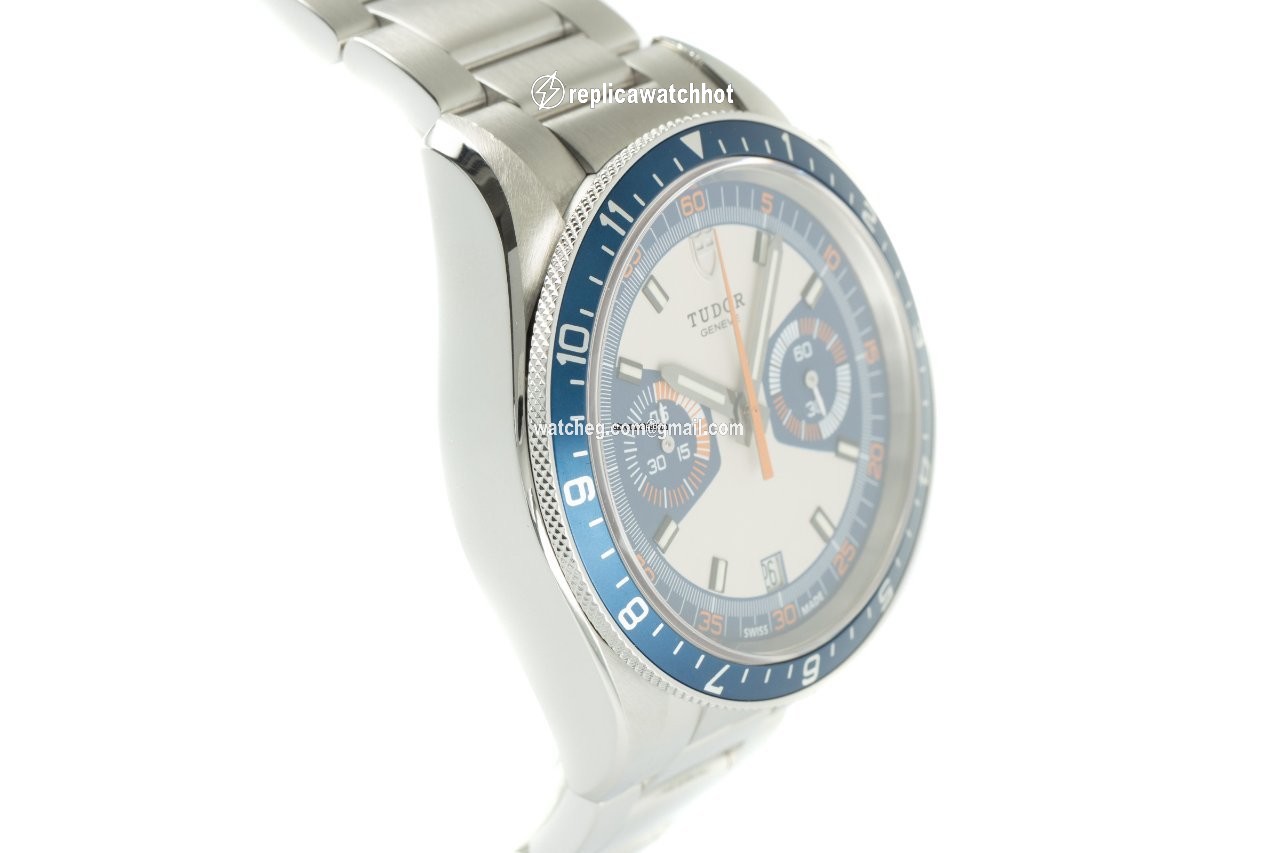 Tudor Heritage Chrono Blue Mens watch Unisex Automatic Steel 70330B 3