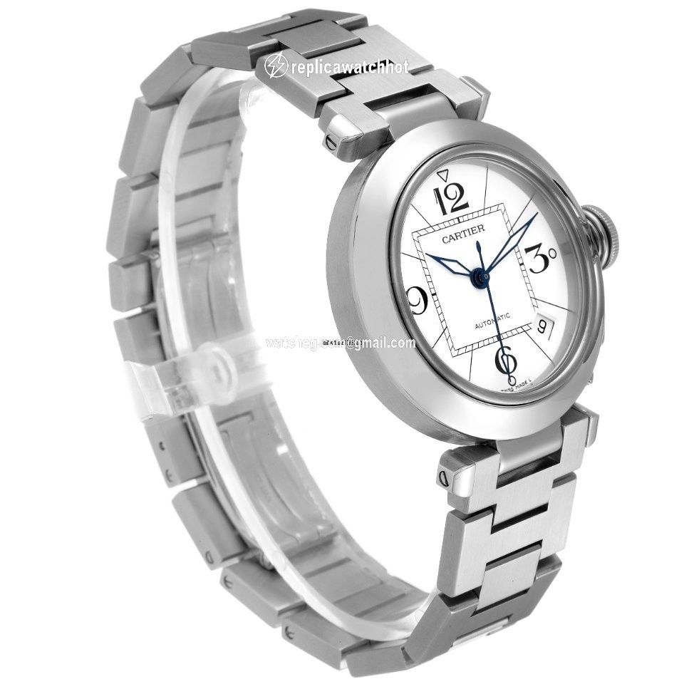 Cartier Pasha C Mens watch Unisex Automatic Steel W31074M7 3