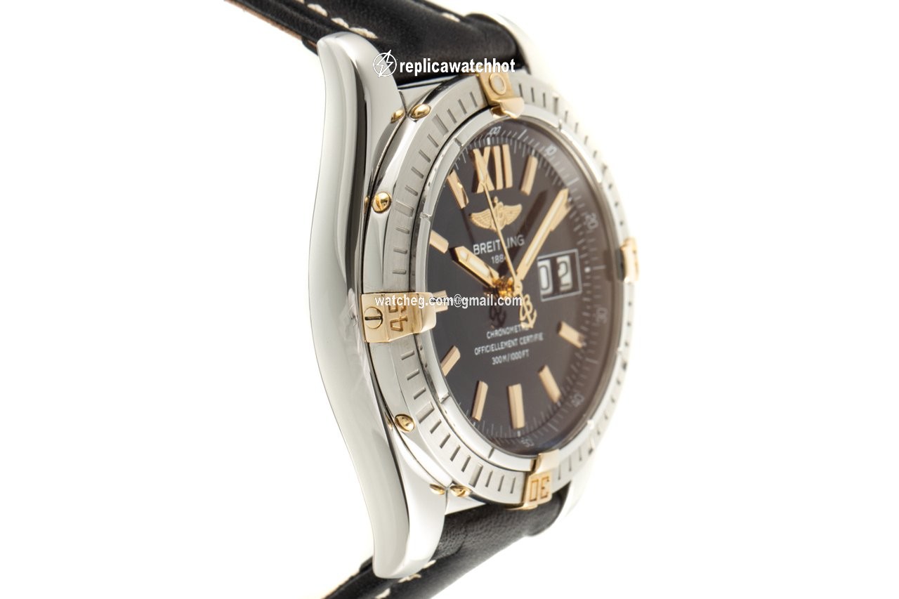 Breitling Galactic 41 Mens watch Unisex Automatic Gold Steel B49350 3