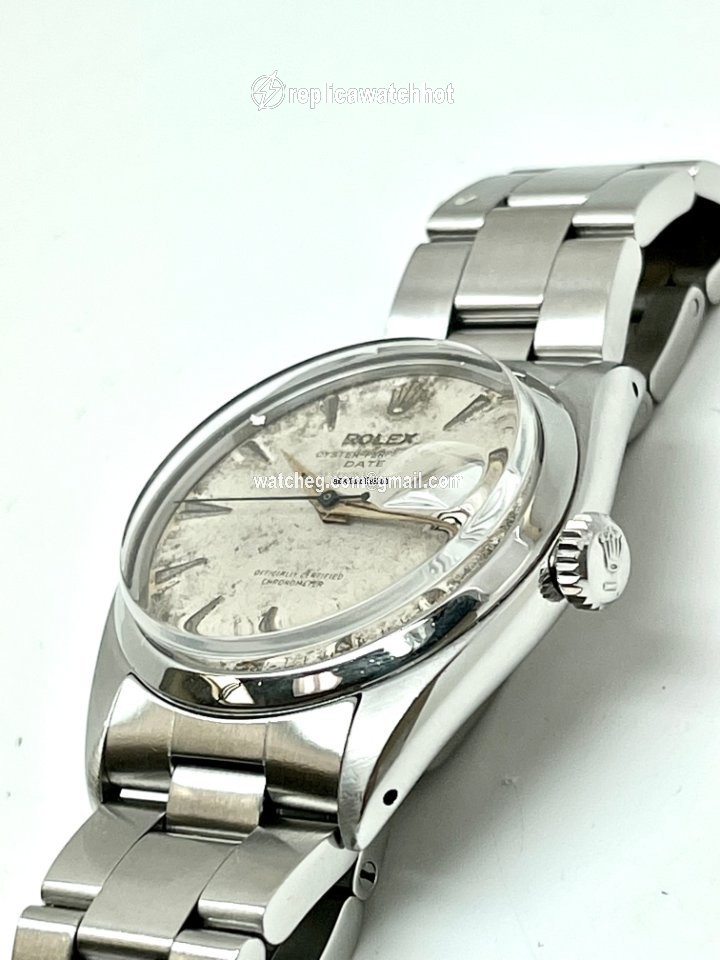 Rolex Oyster Perpetual Date Mens watch Unisex Steel Automatic 6534 3