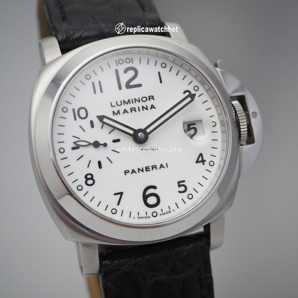 Panerai Luminor Marina Automatic Mens watch Unisex Steel PAM 0049 3