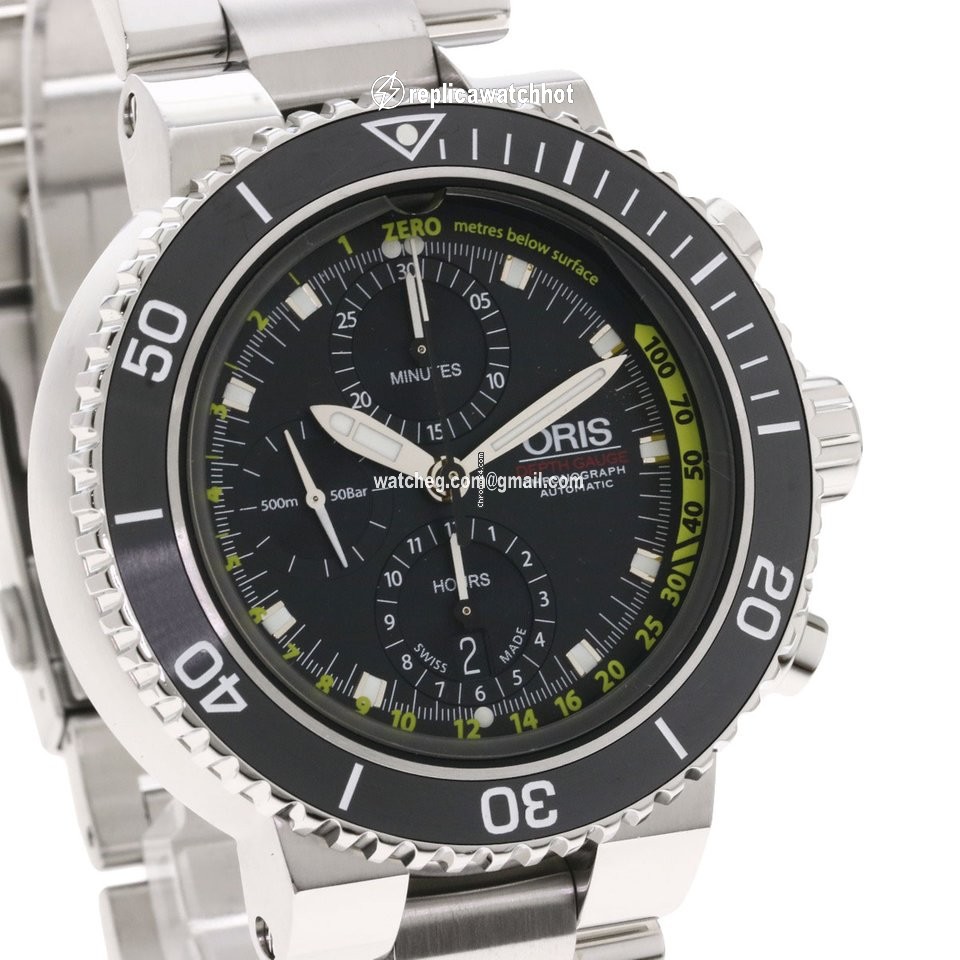 Oris Aquis Depth Gauge Mens watch Unisex Automatic Steel 01.774.7708.4154 3