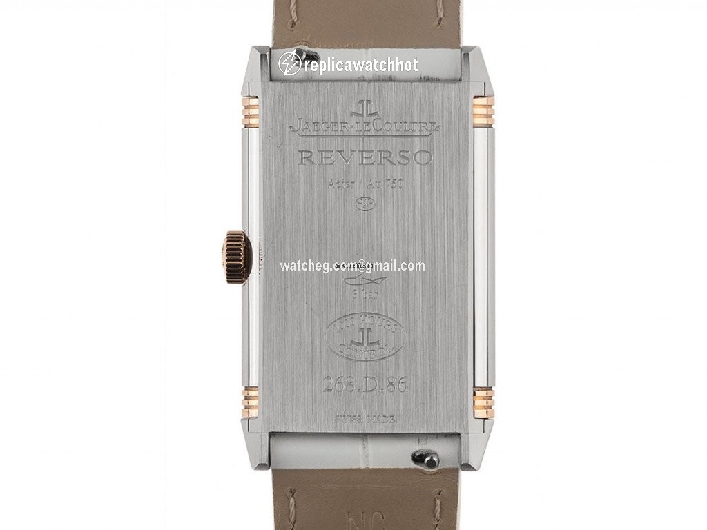 Jaeger-LeCoultre Grande Reverso Lady Ultra Thin Mens watch Unisex Manual winding Gold Steel Q3224420 3