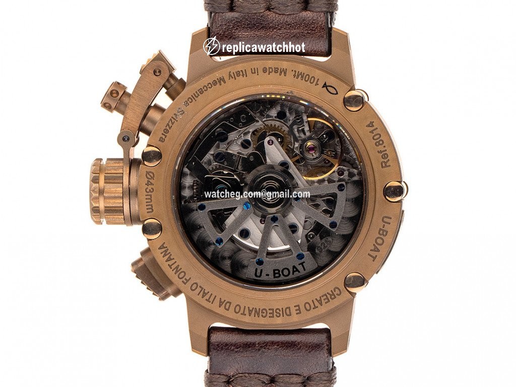 U-Boat Chimera Mens watch Unisex Automatic Bronze 8014 3