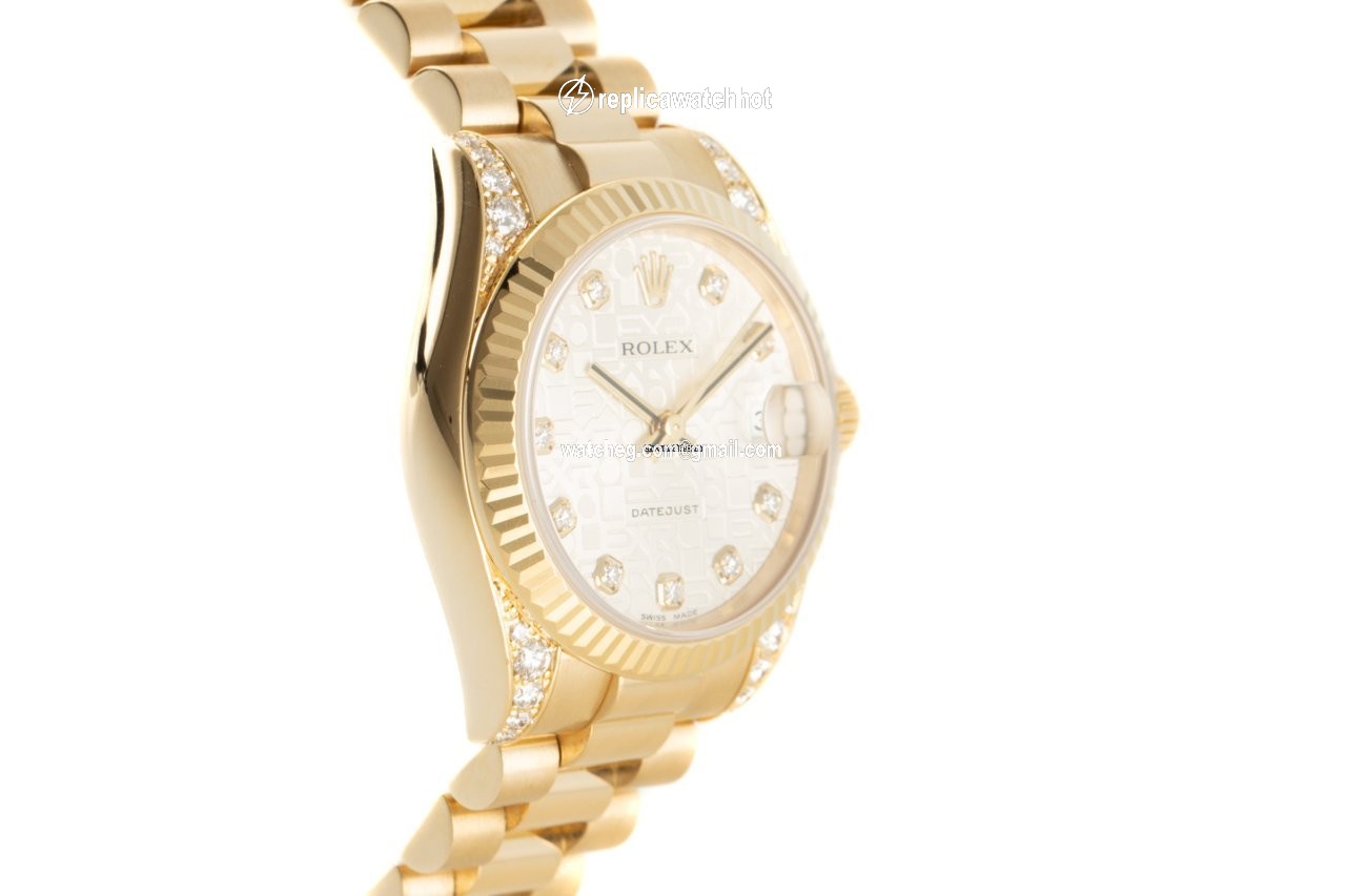 Rolex Datejust 31 Womens watch Yellow gold Automatic 178238 3