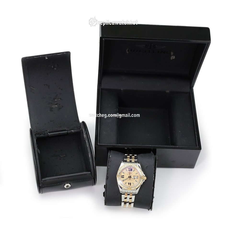 Breitling Galactic 41 Mens watch Unisex Automatic Gold Steel C49350 3